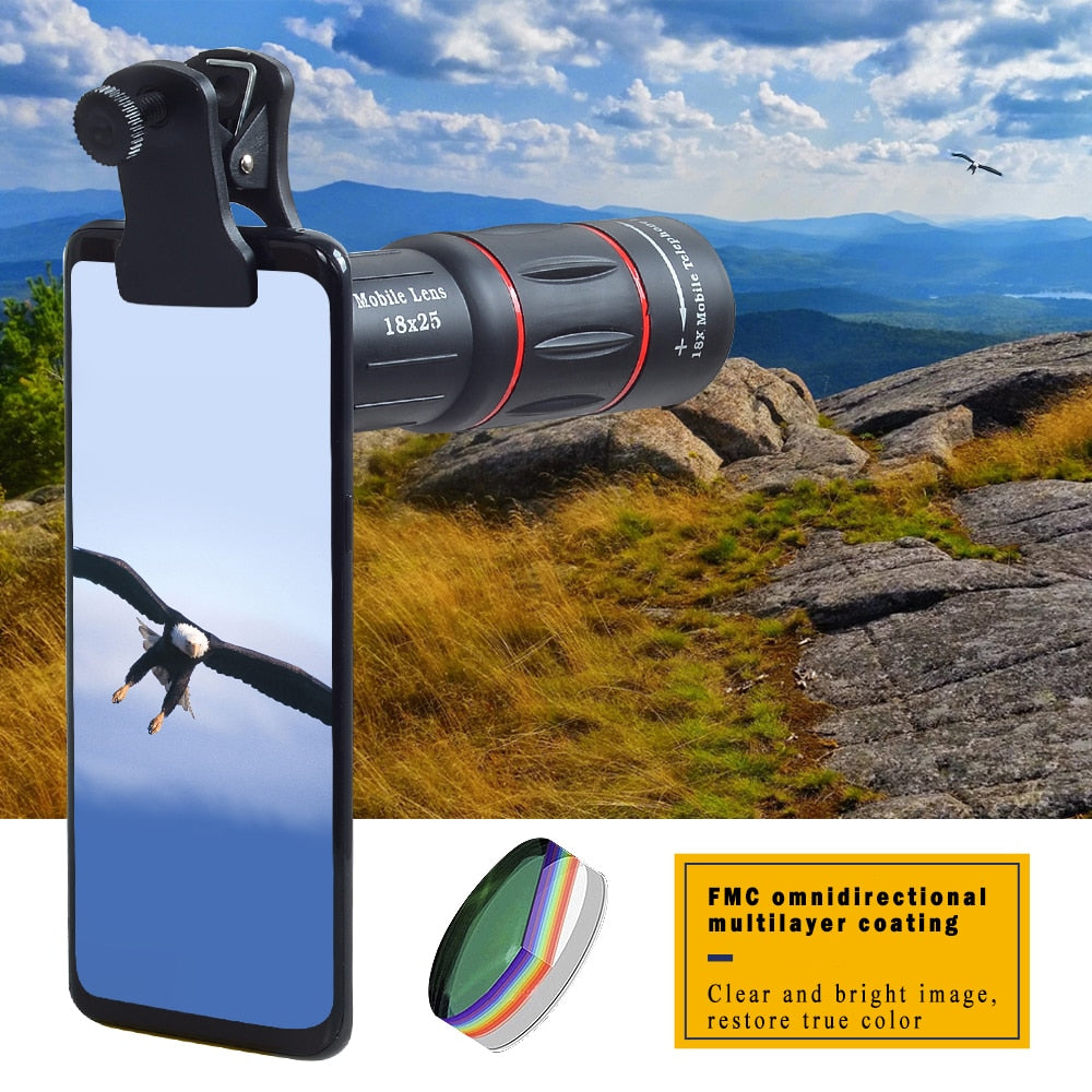 APEXEL Telescope Telephoto Lens - Zoom Lens for Smartphones APEXEL Telescope Telephoto Lens - Zoom Lens for Smartphones